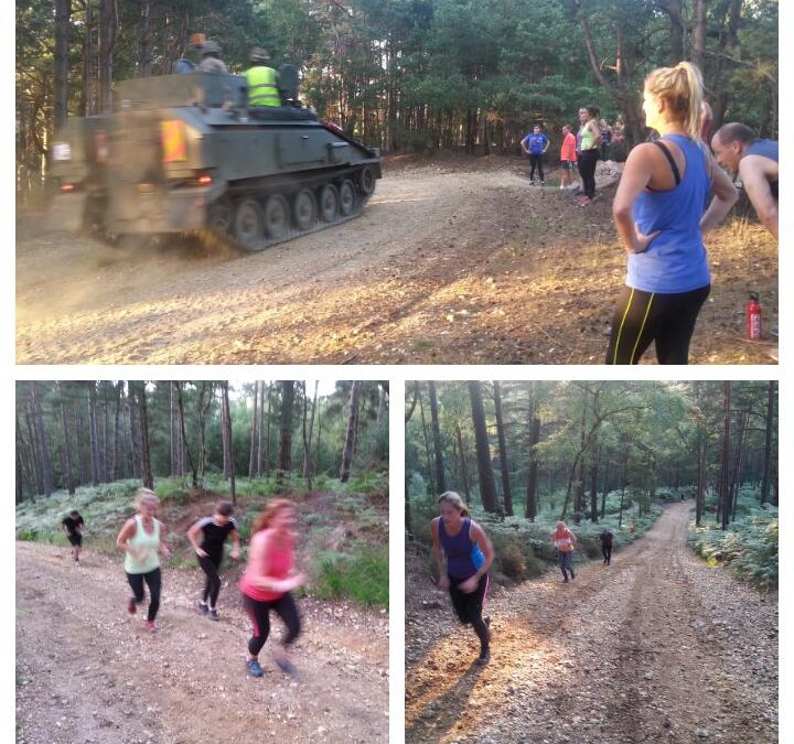 Off-road fitness class Woking