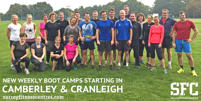 New Boot Camp fitness classes in Camberley and Cranleigh!