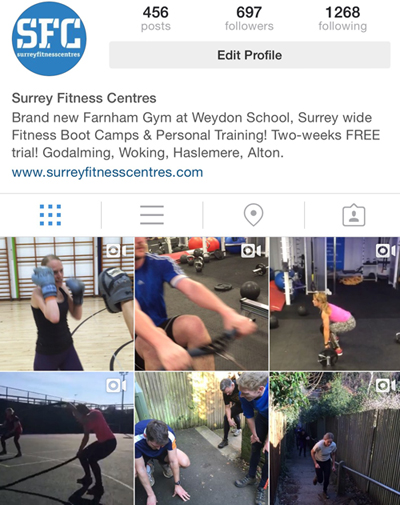 Follow Surrey Fitness Centres on Instagram, Twitter and Facebook!
