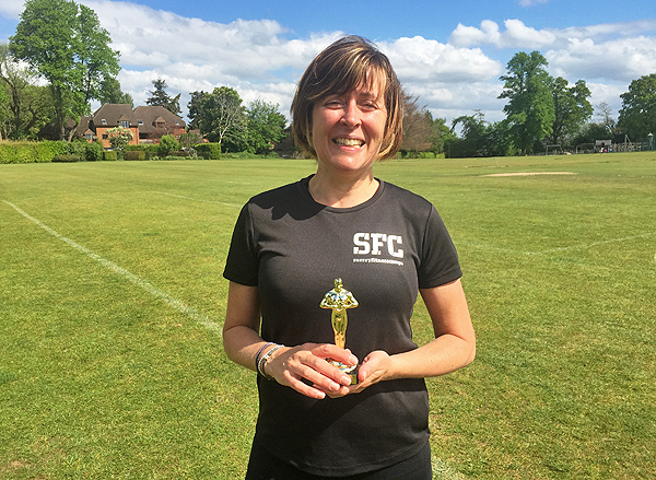 Godalming fitness Boot Camp member Carole McCreadie wins April Member of the Month!