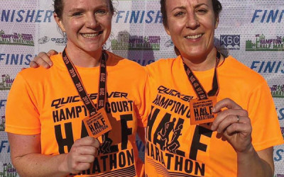 Haslemere members Hayley and Sam complete another half marathon!