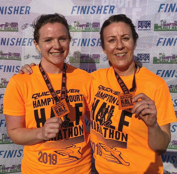 Haslemere members Hayley and Sam complete another half marathon!